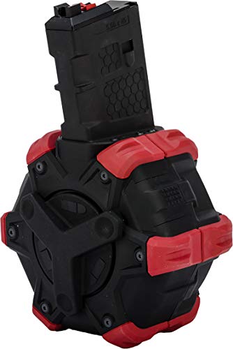 Evike AW Adaptive Airsoft Drum Magazine GBB Airsoft Pistol Rifle WE Open Bolt M4