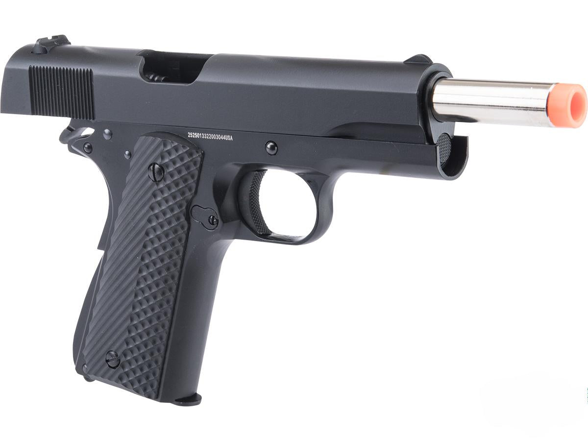 Matrix x Golden Eagle Full Metal M1911A1 Gas Blowback Airsoft Pistol (Color: Black / Golf Ball Grips)