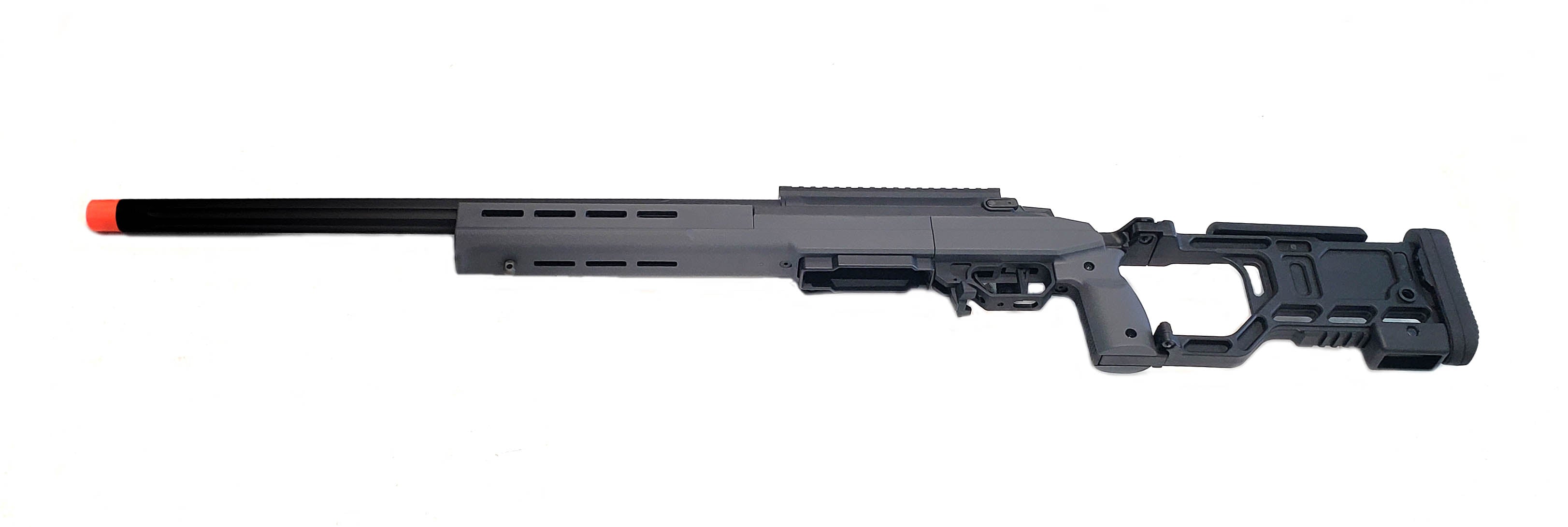 EMG Helios EV03 Tactical Bolt Action Airsoft Rifle by ARES Urban Grey