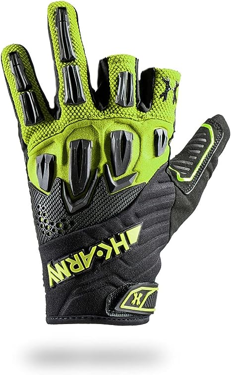 HK Army Hardline Armored Paintball Gloves -Energy - Medium