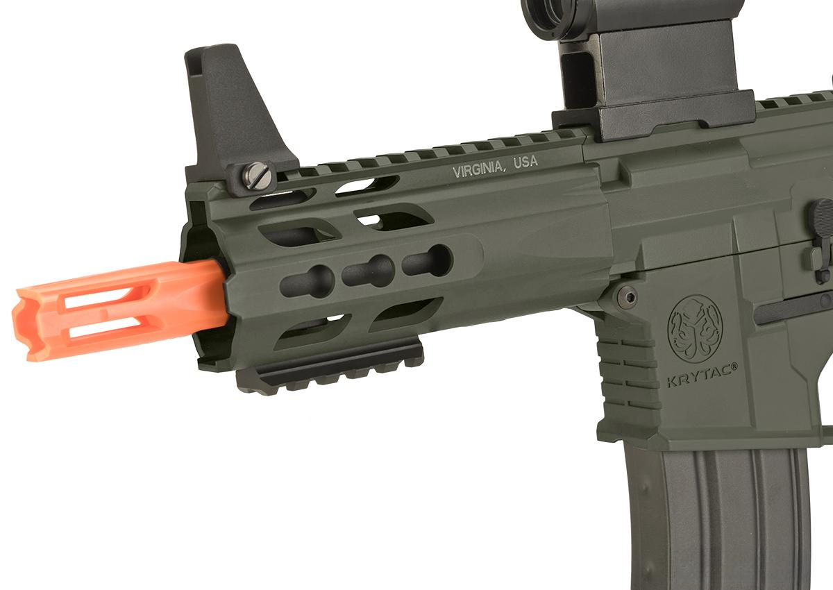 Krytac Full Metal Trident MKII PDW Airsoft AEG Rifle (Color: Foliage Green)