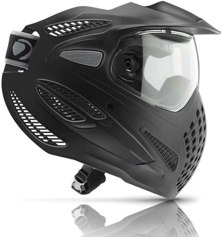 Dye SE Thermal Paintball Goggle – Anti-Fog Dual Pane Lens, Comfortable Fit, Durable Mask with Secure Strap – Black/One Size