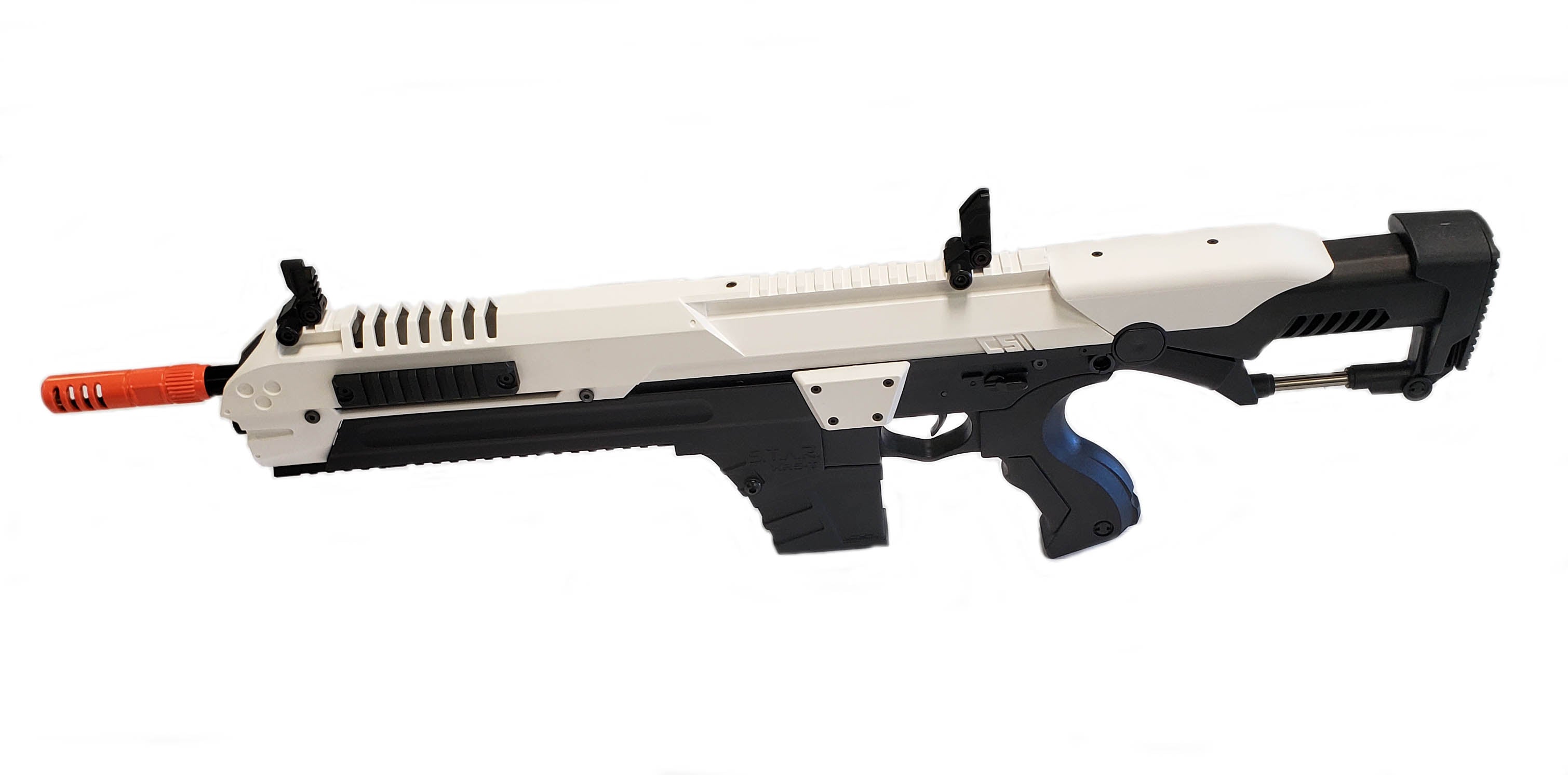 CSI S.T.A.R. XR-5 Advanced Battle Airsoft Rifle Gun - Trooper White Type A