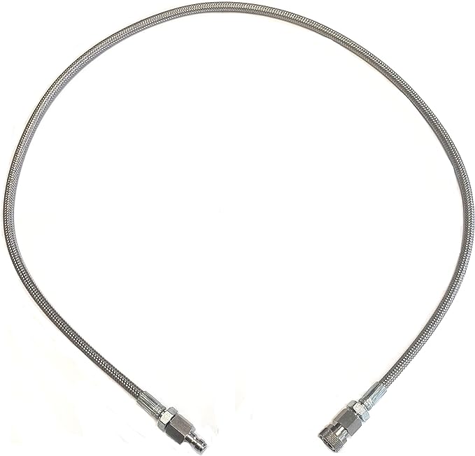 3Skull Paintball Airsoft Fill Whip Hose Extension 4500 Psi PCP - 36 inch Stainless Steel Air Fill Station and Charging System