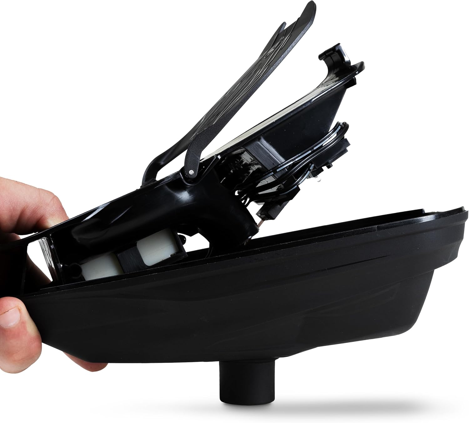 HK Army Sonic Plus Paintball Loader and Speed Feed 16+ BPS Hopper (Black/White)