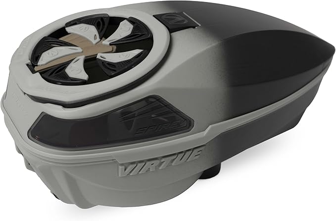 VIRTUE Spire V Loader Paintball Hopper 230 Rd Capacity CrownSF III Silver Black