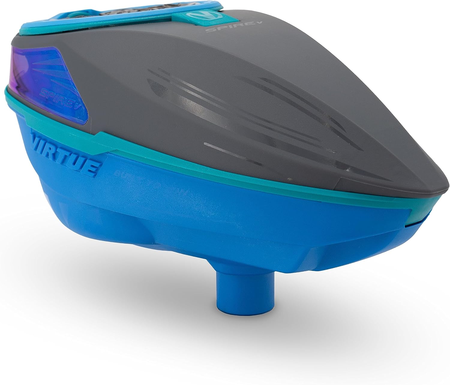 VIRTUE Spire V Electronic Paintball Loaders/Hoppers - Stealth Sky