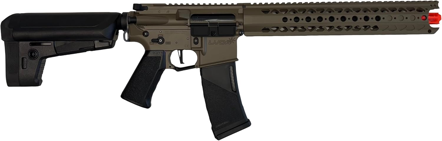 Krytac War Sport Licensed LVOA-S M4 Carbine Airsoft AEG Rifle (FDE/400 FPS)