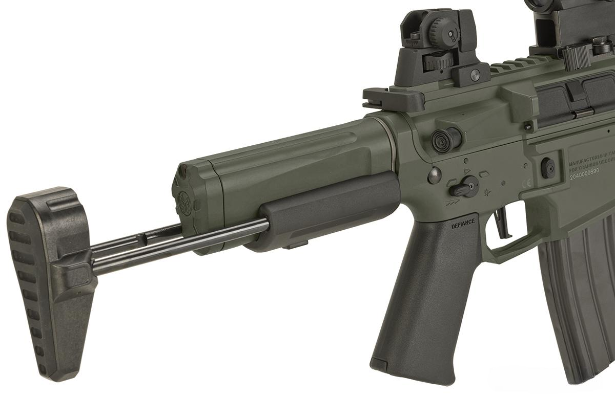 Krytac Full Metal Trident MKII PDW Airsoft AEG Rifle (Color: Foliage Green)