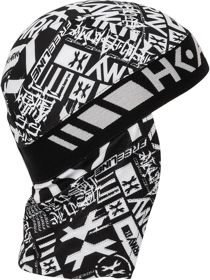 HK Army Skull Wrap Headwrap for Paintball & Airsoft (Chaos Black)