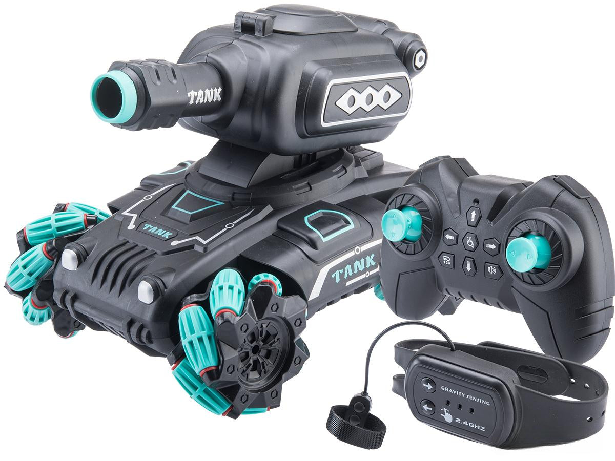 2.4G 1:16 RC "Water Bomb" Tank w/ Gel Ball Blaster Cannon (Color: Black)