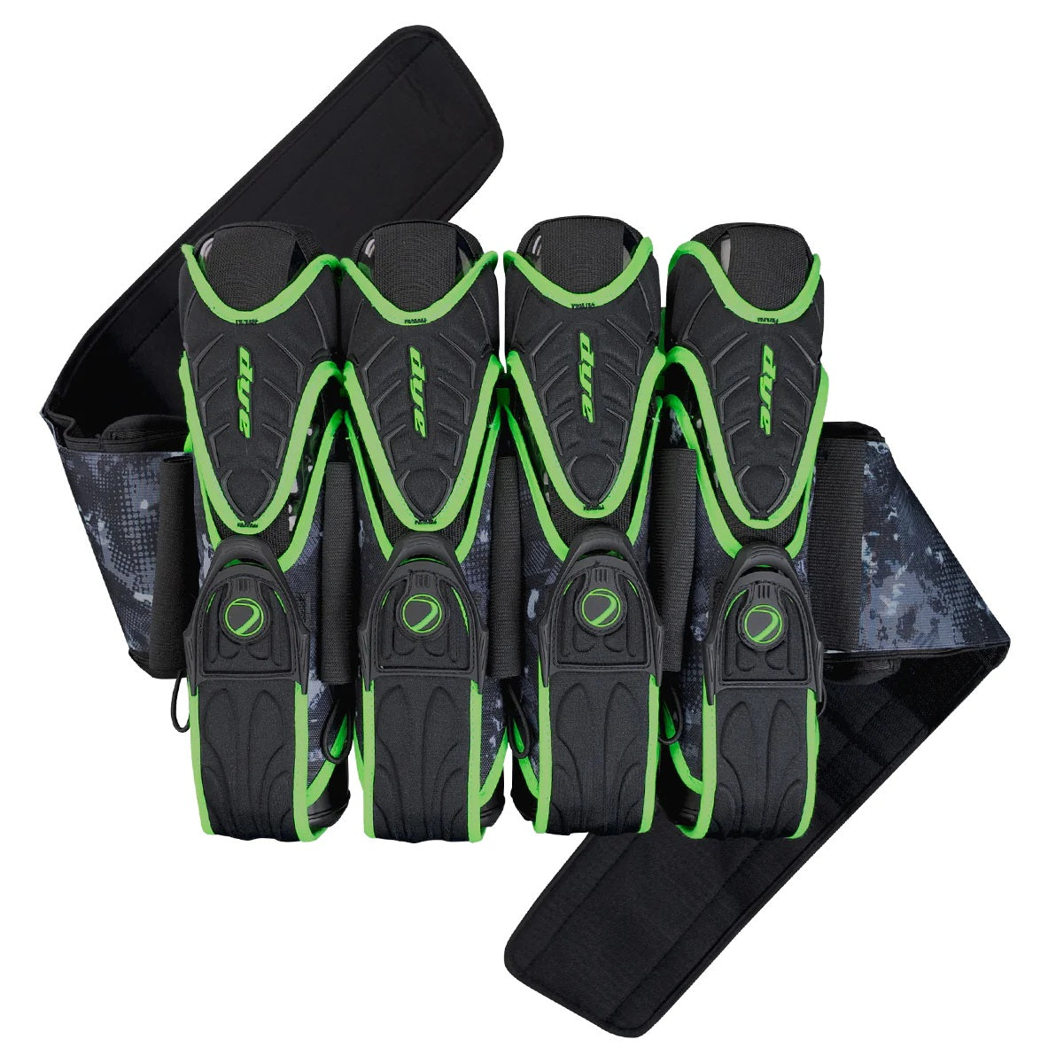 Dye Precision Assault Pack Pro 4+5 Dyecam Lime Pod Paintball Harness