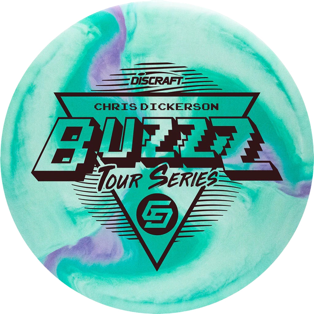 Discraft 2022 Tour Series Chris DickersonSwirl ESP BuzzzMidrangeGolfDisc-170-172