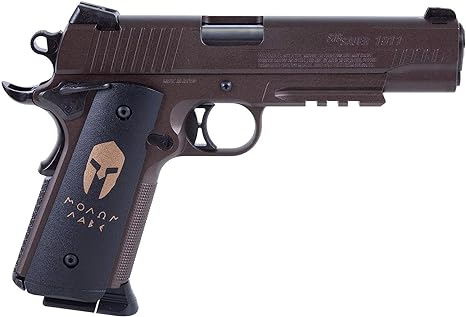 SIG SAUER 1911 Spartan CO2 4.5mm Steel BB CaliberSemi-AutoAirPistol w/16rdBB Mag