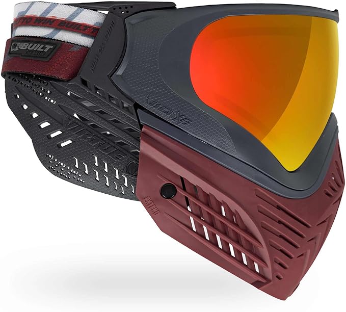 Virtue VIO X6 Thermal Paintball Goggles/Masks (Red Fire)