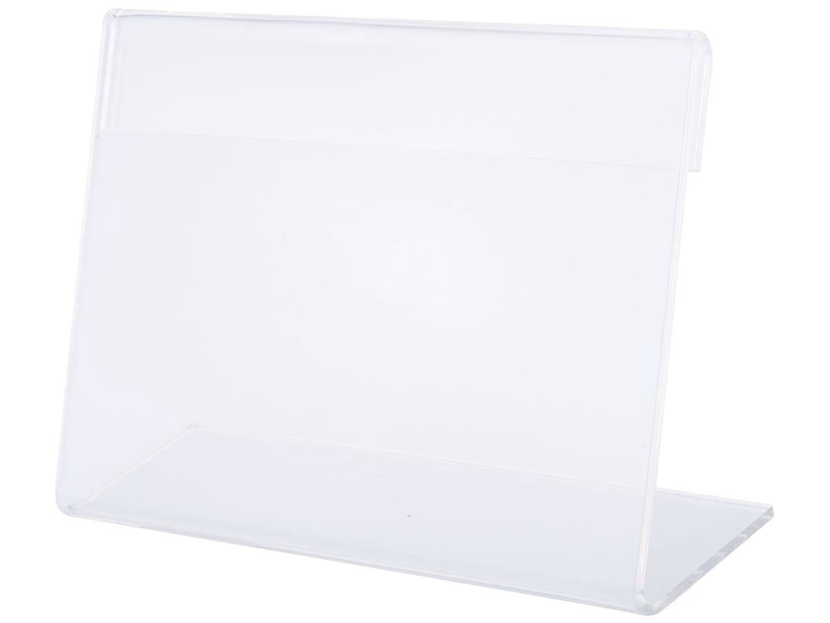 Brinyte Acrylic Display Sign Holder (Size: 4.7" x 3.1")