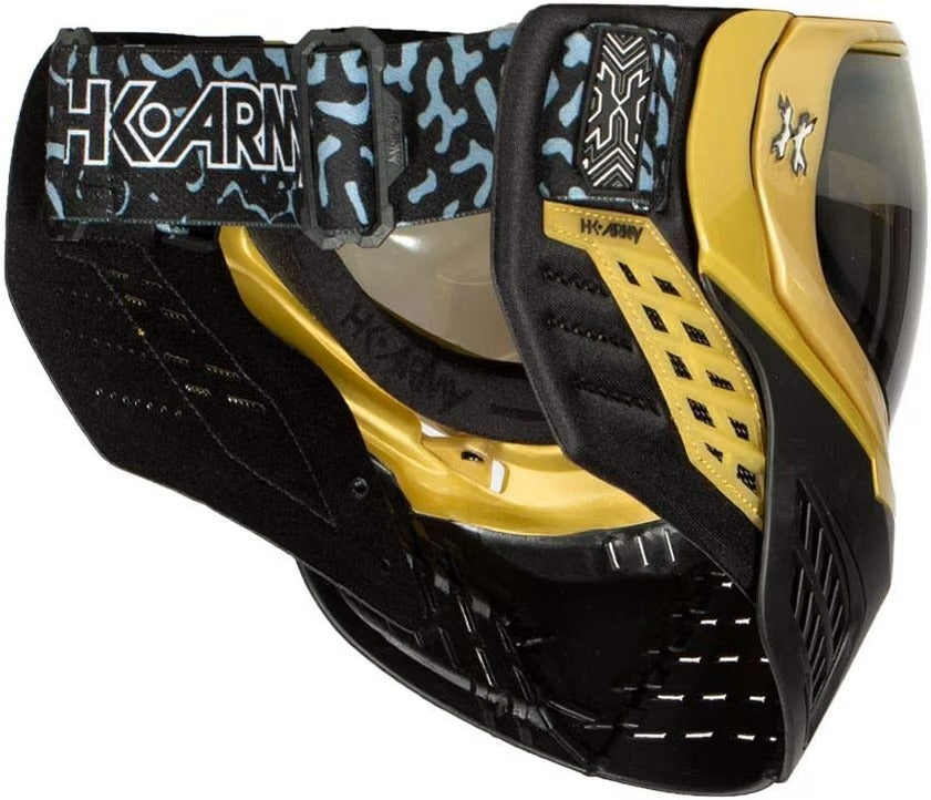 HK Army Paintball KLR Thermal Anti-Fog Mask/Goggles (Blackout Gold)