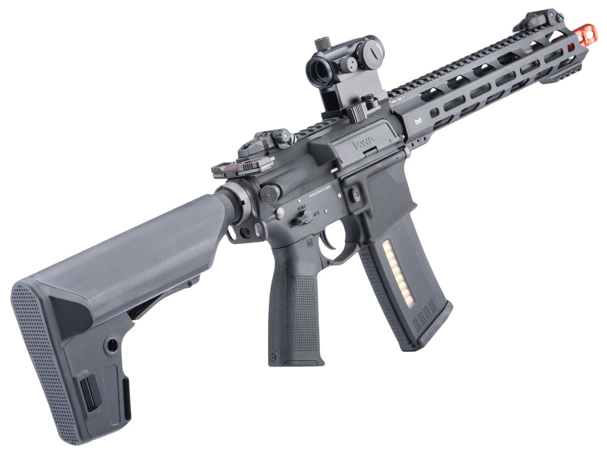Evike KWA Ronin Tekken Pistol Style Airsoft AEG Rifle TK.45 AEG 3 / Black