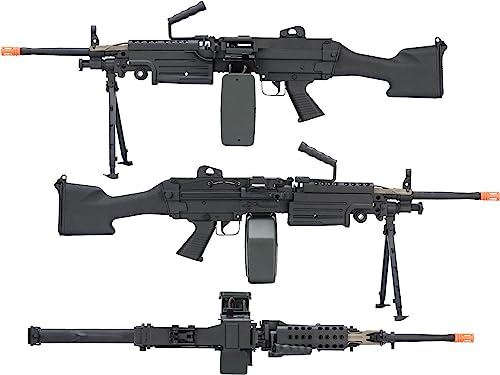 Airsoft Cybergun FN Licensed Middleweight M249 SAW Machine Gun (MK II/Black)