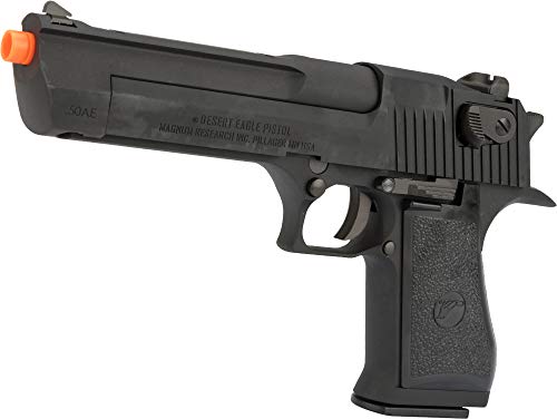 Evike WE-Tech Desert Eagle .50 AE Full Metal Gas Blowback Airsoft Pistol Black