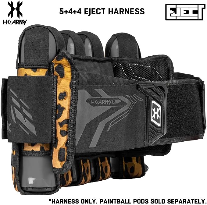 HK Army 5+4 Eject Paintball Harness Pod Pack - Leopard King