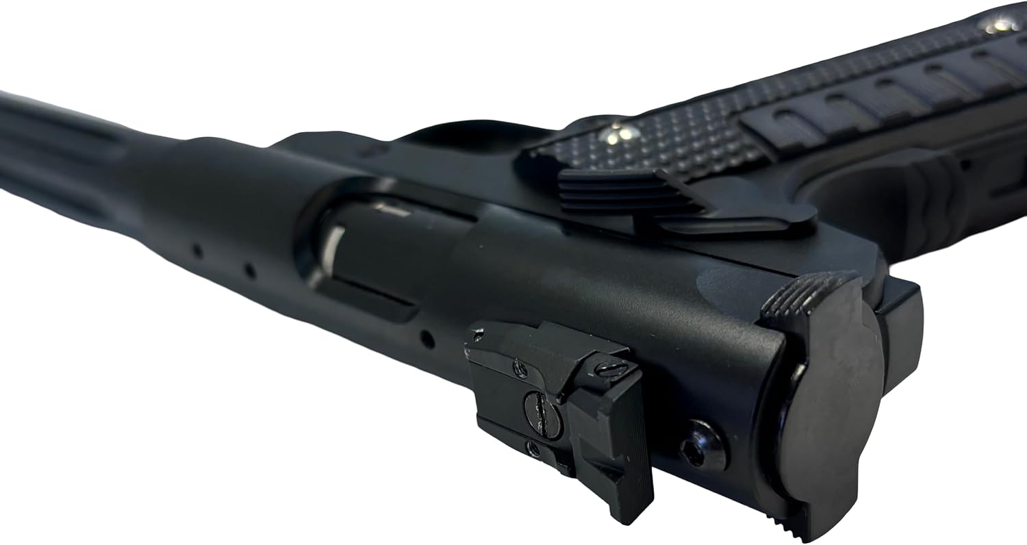 3Skull We-Tech Galaxy 1911 GBB Airsoft Pistol (Color: Black Slide/Black Frame/Premium Long Barrel)