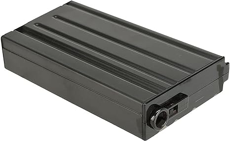 Evike Airsoft - A&K Metal SR-25 Airsoft AEG Magazine (Color: Black / 110 Rounds)