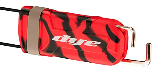 Dye Flex Paintball Barrel Sock (Regular, Red/Black)