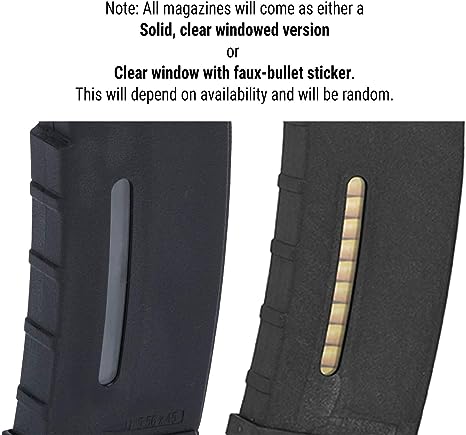 Evike BAMF 30rd Polymer Mil-Sim Airsoft Mag M4 / M16 AEG Rifles Gray & Blue / 1