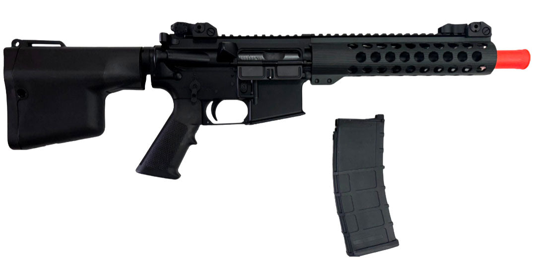 Matrix Troy Industries Lic M4 Gas Blowback Airsoft Rifle by Golden Eagle(9")