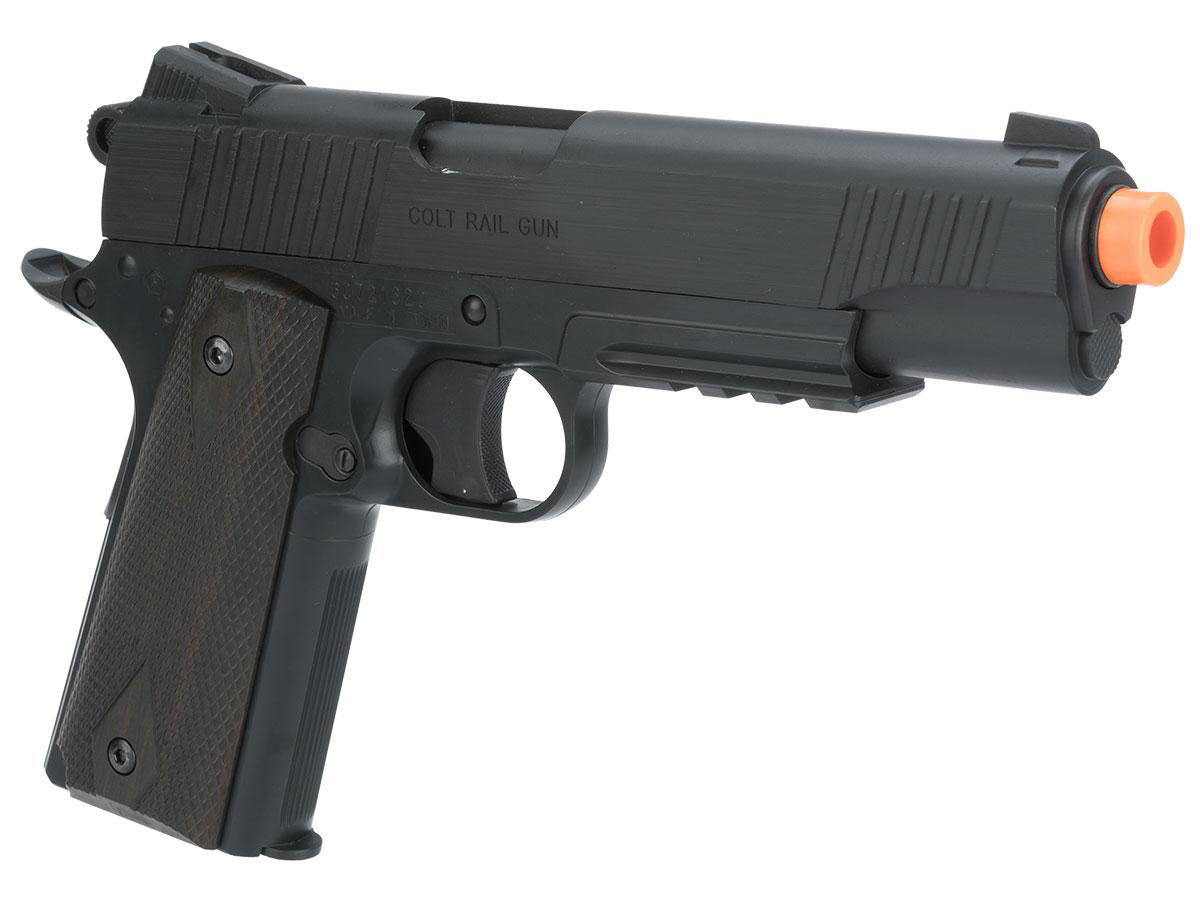 Cybergun Colt Licensed M45A1 CO2 "High Efficiency" Gas Airsoft Pistol - Black