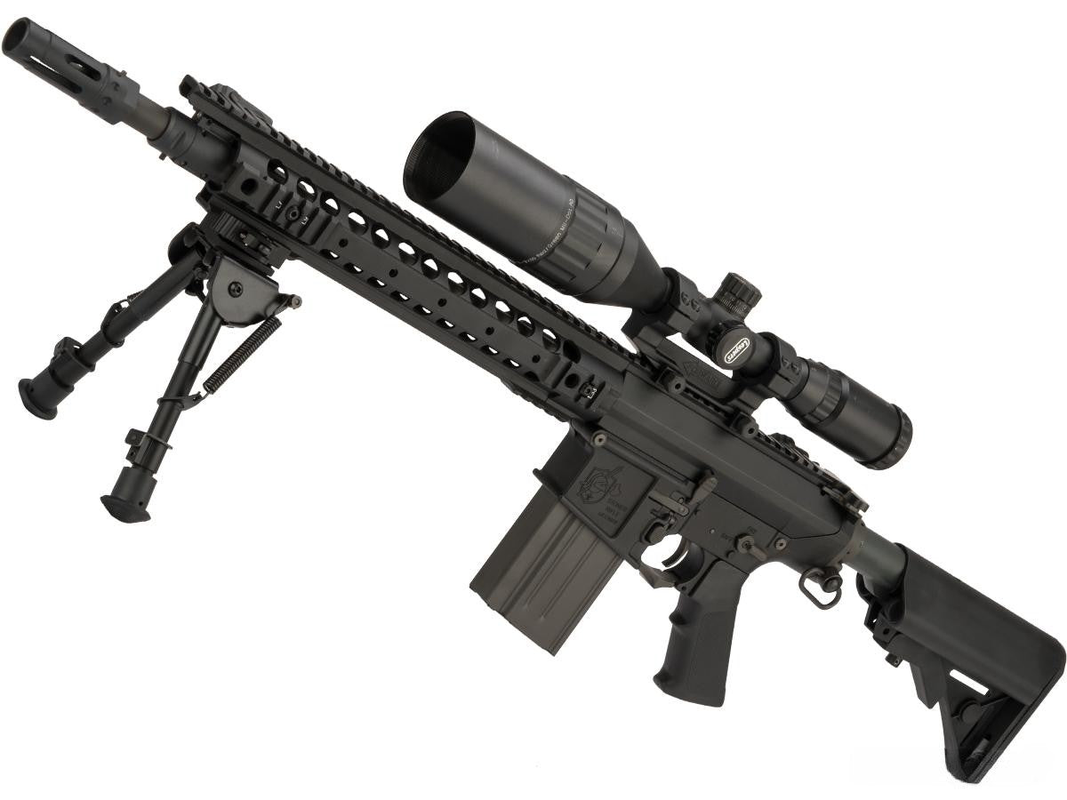 ARES Knight's Armament Licensed SR25-M110K Airsoft AEG DMR (Color: Black)