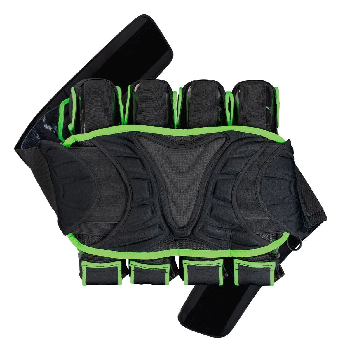 Dye Precision Assault Pack Pro 4+5 Dyecam Lime Pod Paintball Harness