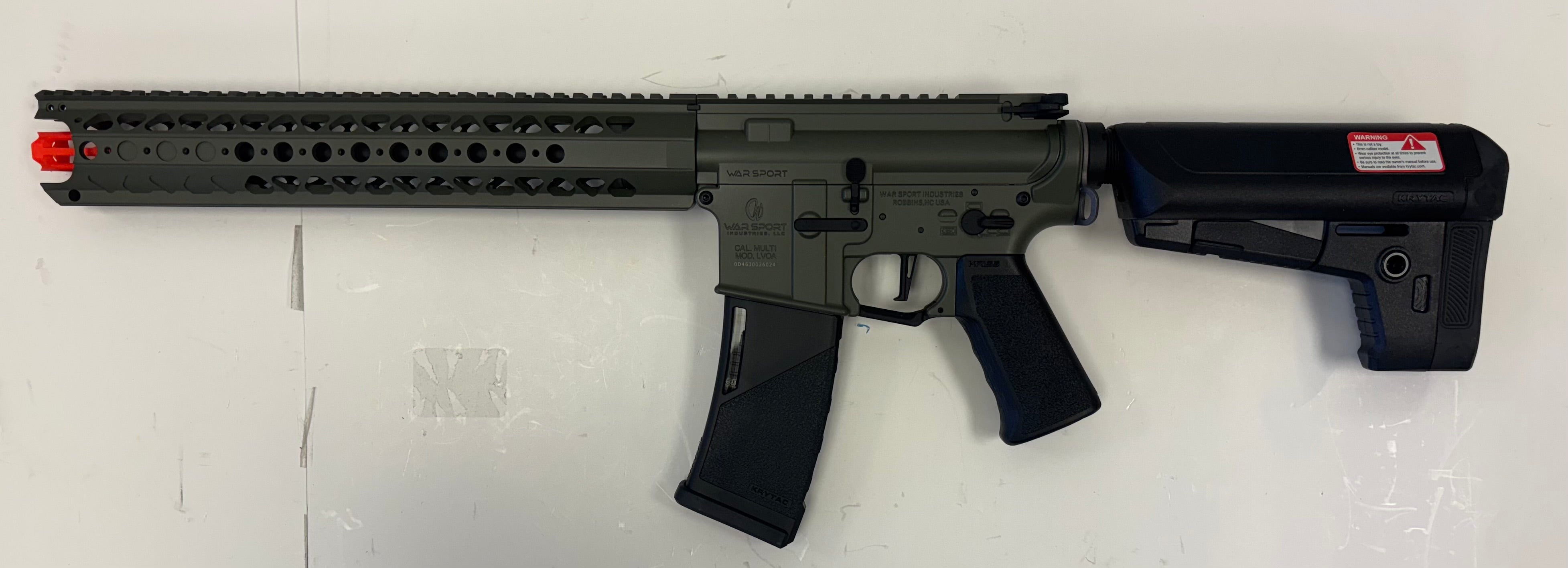 Krytac War Sport LVOA-S M4 Carbine Airsoft AEG Rifle (Foliage Green / 400 FPS)