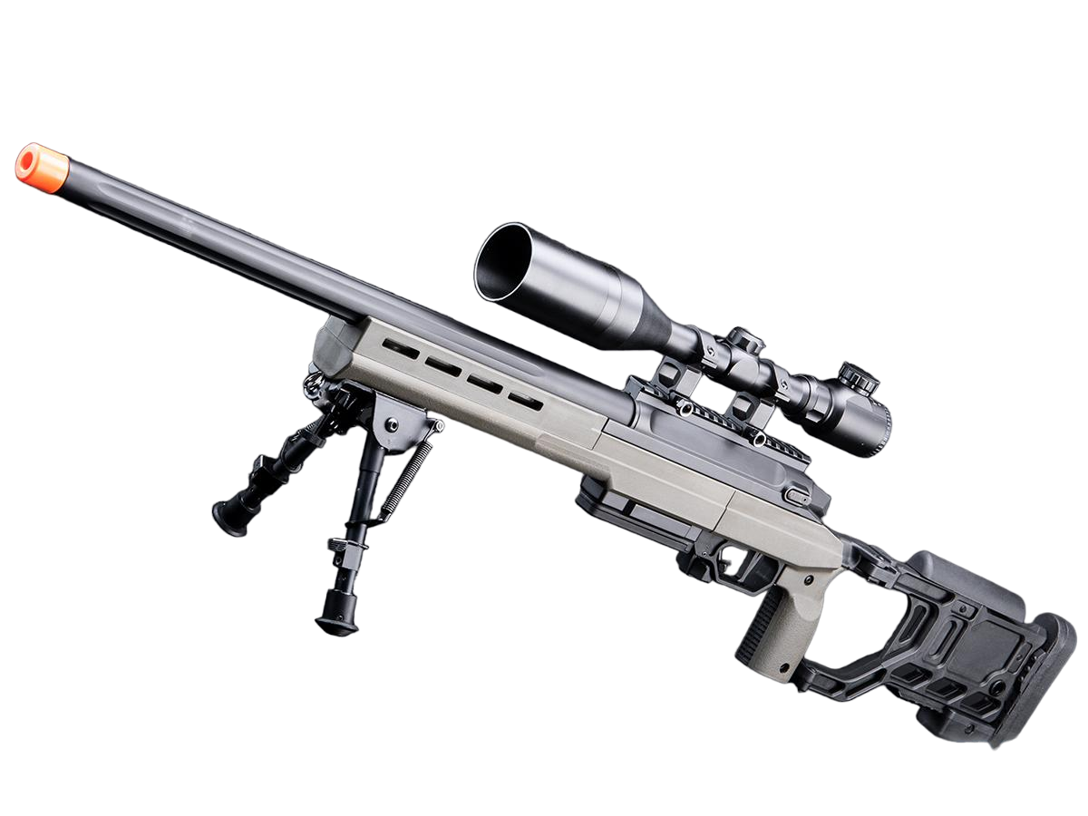 EMG Ares Helios EV03 Tactical Bolt Action Airsoft Rifle Gun - Olive Drab