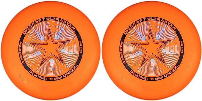 Discraft 175 Gram Ultra Star Sport Disc - 2 Pack