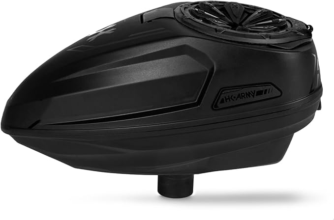 HK Army Sonic Plus Paintball Loader and Speed Feed 16+ BPS Hopper (Blackout)