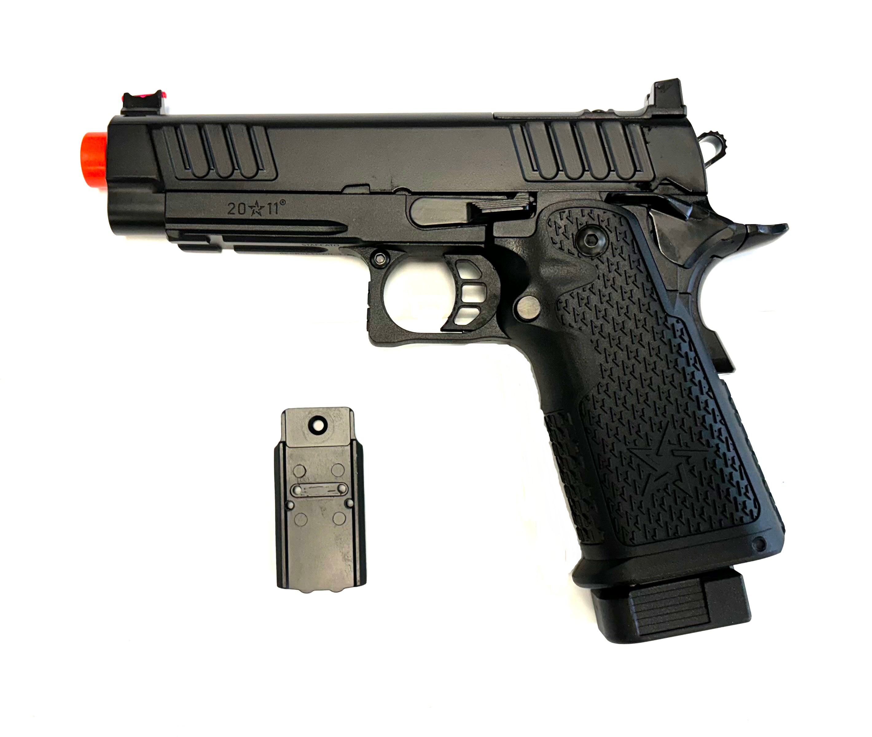 EMG Staccato Licensed P 2011 Gas Blowback Airsoft Pistol (VIP Grip / Standard)