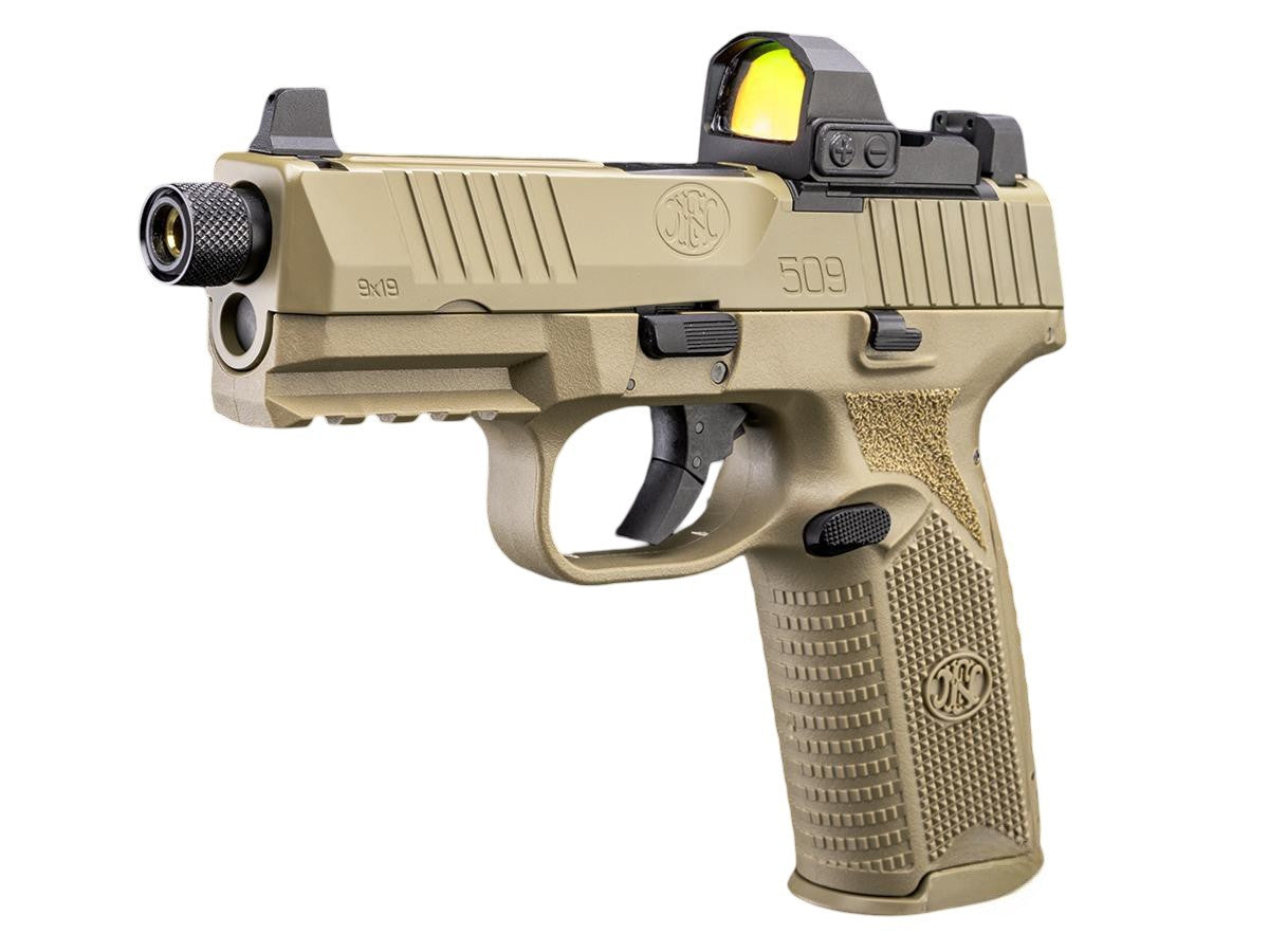 EMG FN® 509 Gas Blowback Airsoft GBB Pistol (Color: Flat Dark Earth)