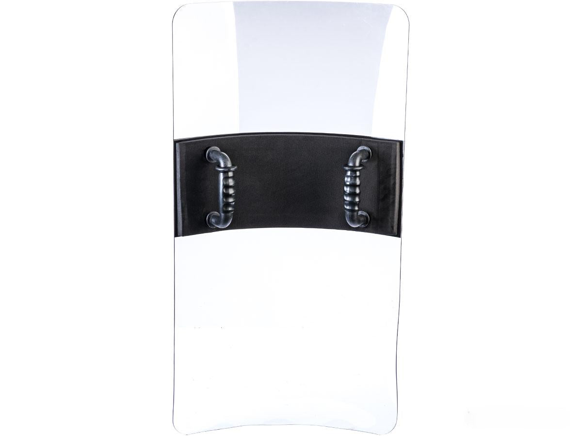 Evike Airsoft - Clear Defender Protective BB Blocker Evike Logo/Dual Handle