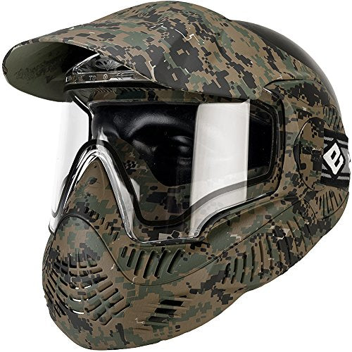 Evike Valken MI-7 Full Face Mask w/Thermal Lens - ANSI Rated - Blk/ODG/Tan/ACU/ATACS/MARPAT/Scorp