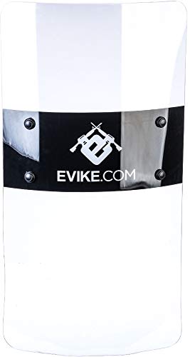 Evike Airsoft - Clear Defender Protective BB Blocker Evike Logo/Dual Handle