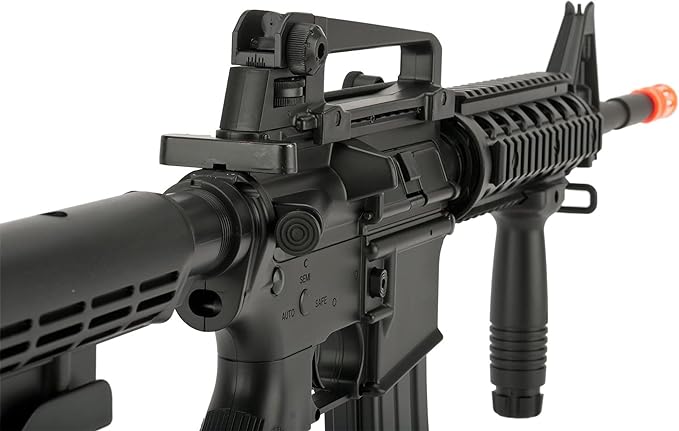 Evike CYMA AEG Mag Compatible Full Size Airsoft M4 Spring Powered Rifle (M4 RIS)
