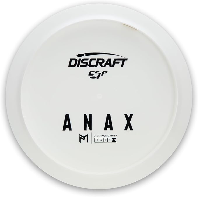 Discraft Paul McBeth Bottom Stamp White ESP Anax Distance Driver 170-172 grams