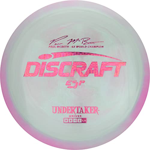 Discraft ESP Undertaker Paul McBeth 6X Signature Series 170-172g Golf Disc