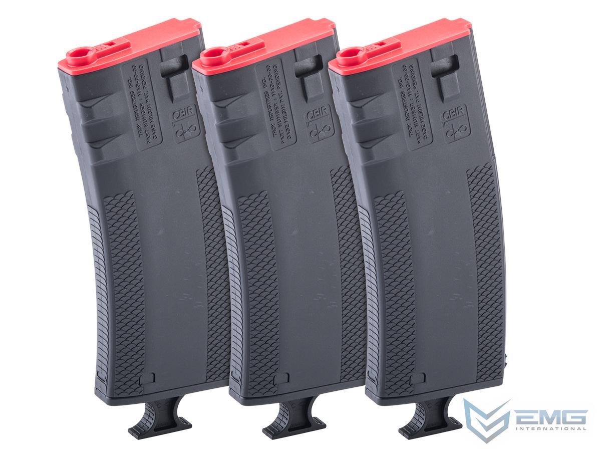 EMG Troy Industries 250rd Mid-Cap Battlemag for M-4 Airsoft AEG Rifles Pack of 3