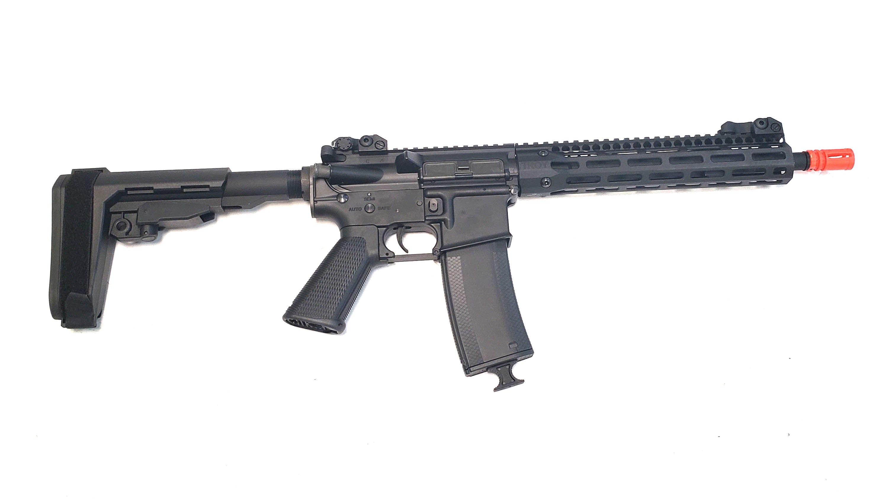 EMG Troy Industries SOCC Carbine M-LOK AEG Airsoft Rifle 10.5" RIS Black