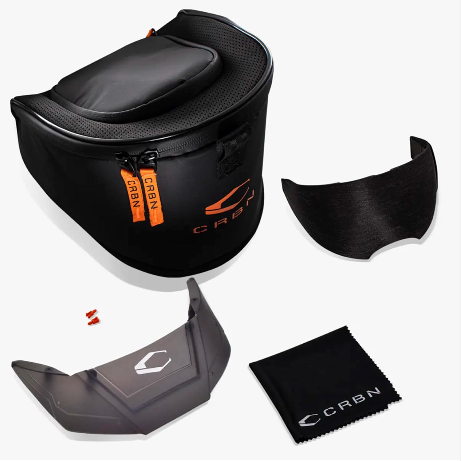 CRBN Paintball Zero Pro Goggle [Two Lens+Visor+Case ](Dune, Less Coverage)