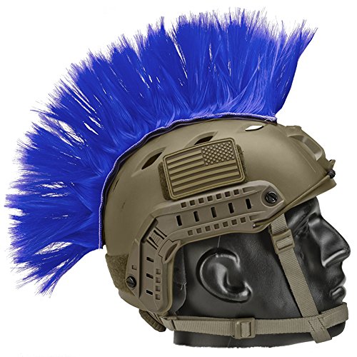 Evike Matrix Tacti-Cool Airsoft/Paintball Helmet Crest Mohawk - Blue - (50015)