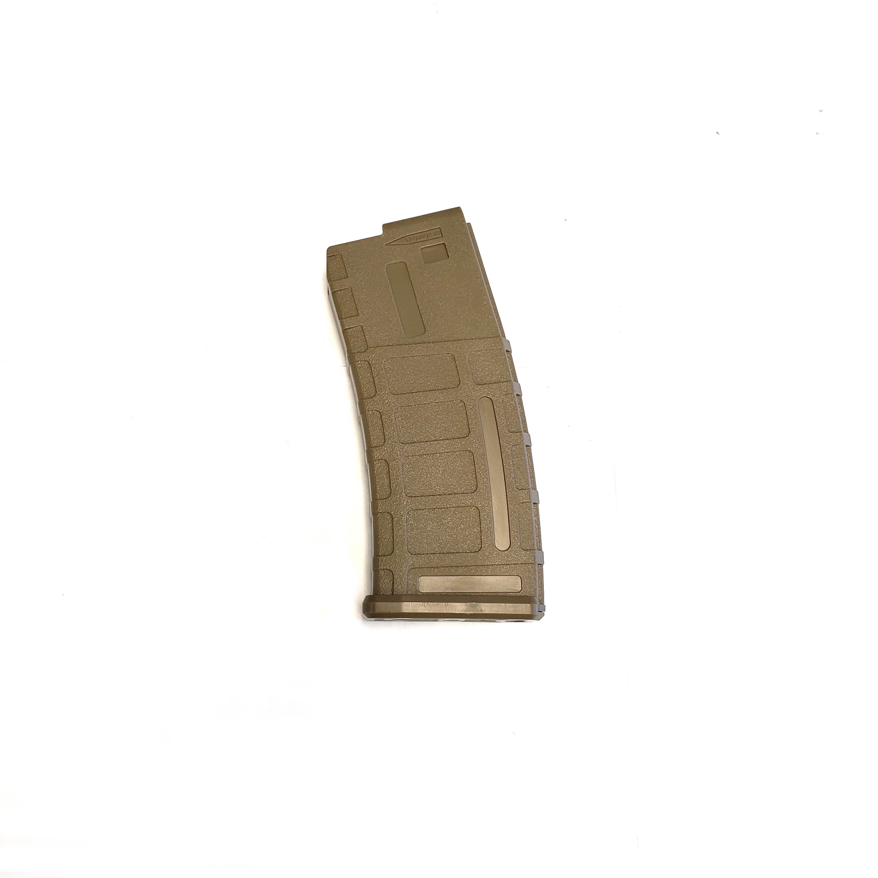 Matrix Rifle Magazine Shaped Airsoft Shotgun Shell Quick Holder - Tan